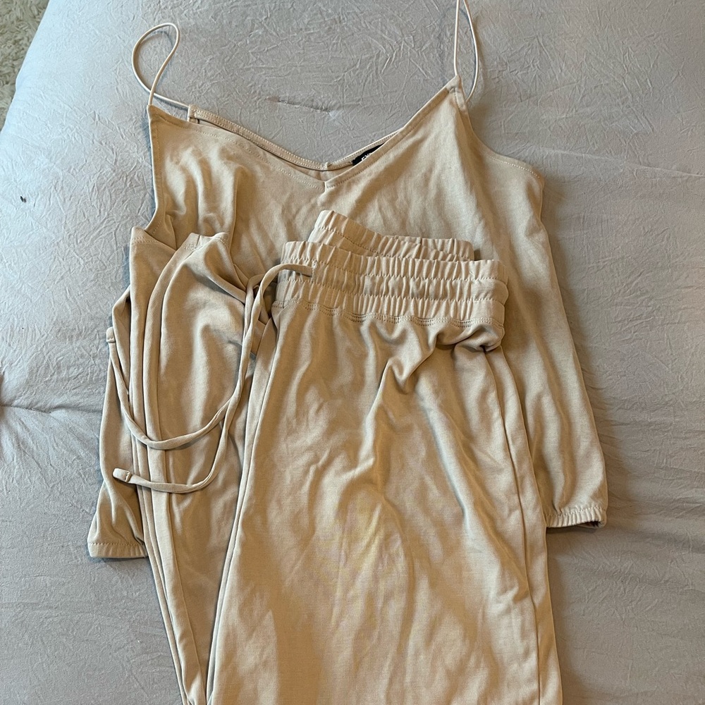 Two piece NWOT cami and rouched pants from Express